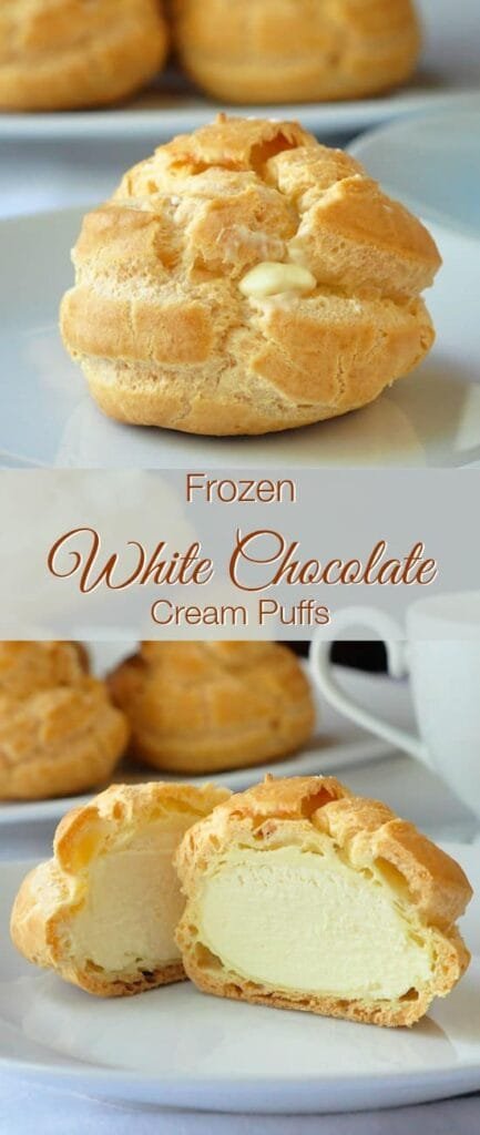 How to Make Frozen White Chocolate Cream Puffs at Home Frozen White Chocolate Cream Puffs